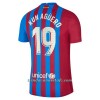 Camiseta de fútbol FC Barcelona Sergio Agüero 19 Primera Equipación 2021/22 - Hombre